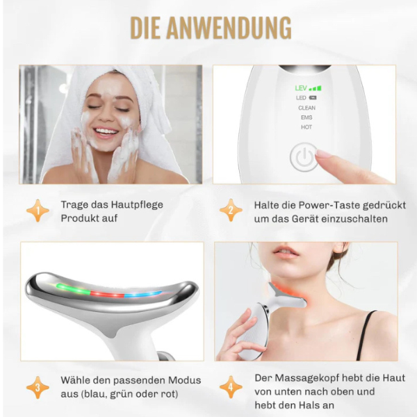 GlowLift EMS Pro – Premium Beautygerät mit Lichttherapie