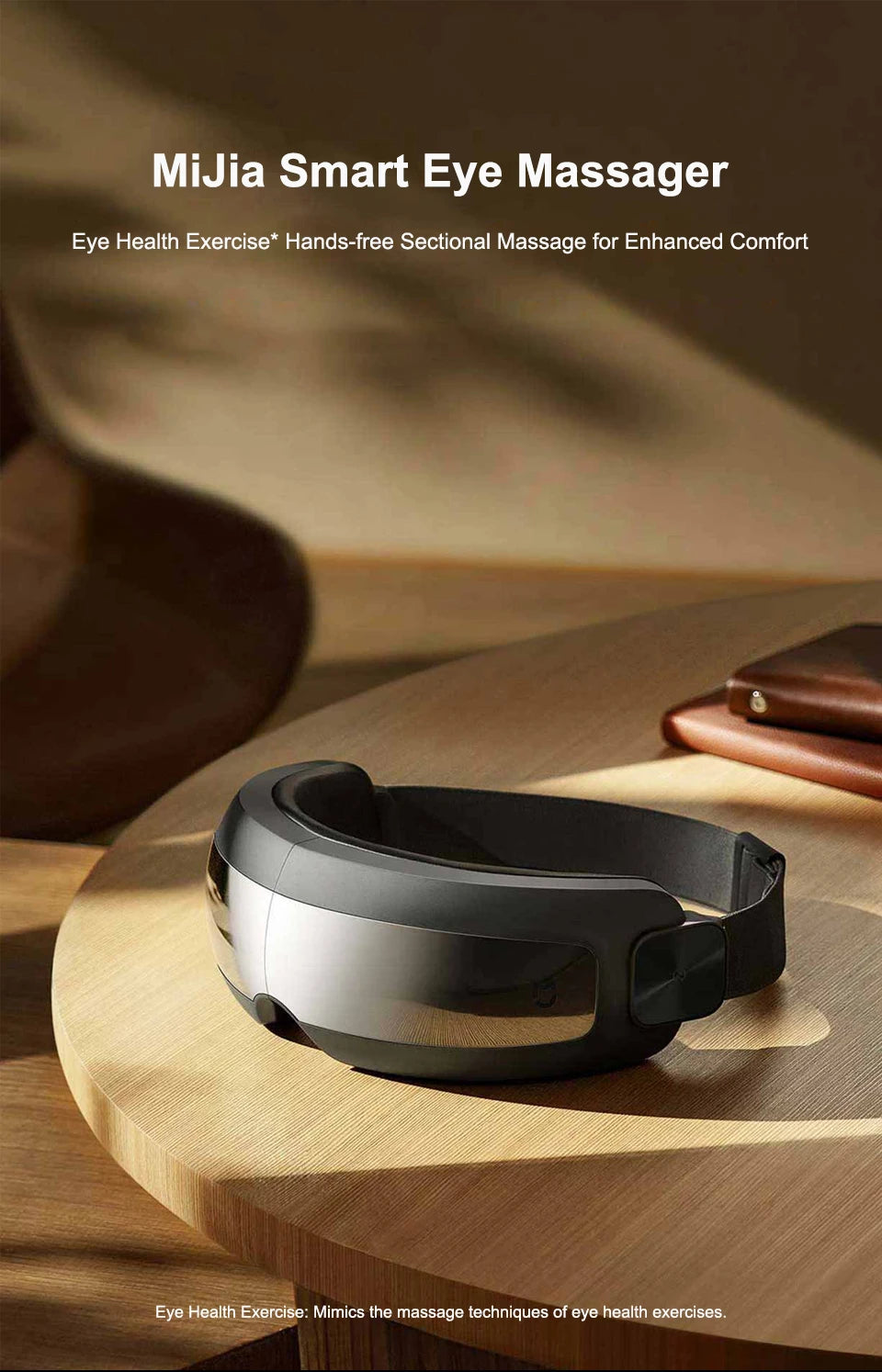 Smart Eye Massager – Faltbare Augenmassagebrille mit Mehrzonen-Massage & Mi Home App-Steuerung | 4,5 ★ Bewertung