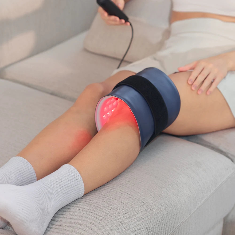 Infrarot Rotlicht-Therapie Gürtel – Wasserfest & Schweißresistentes LED-Lichtpad für Wellness & Entspannung