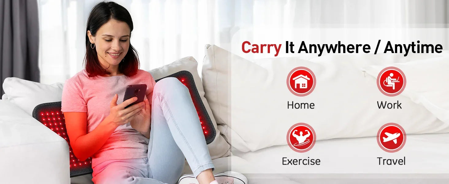 ThermoPad 850 nm – Tiefenwärme für Rücken, Nacken & Schultern