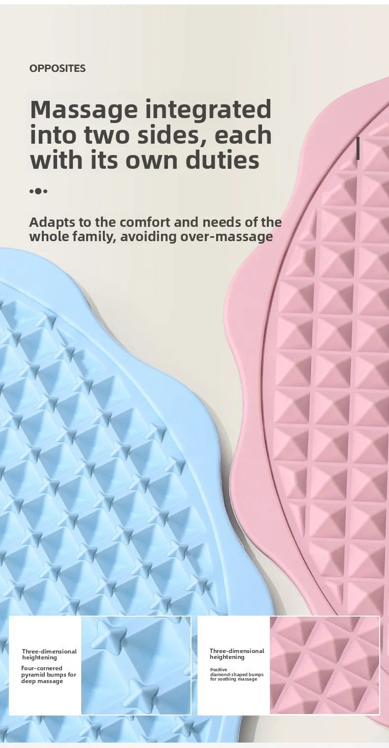 Indoor Acupressure Mat Silicone Anti Slip Jogging Foot Massage